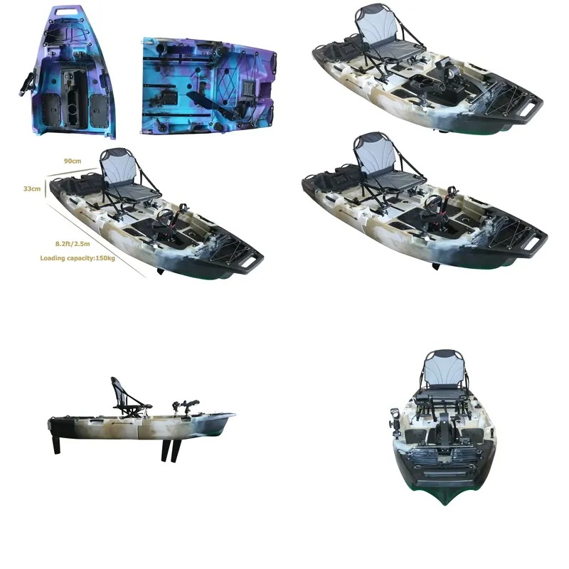 Fishing Kayak Seat - Kajak modułowy 8ft z napędem na