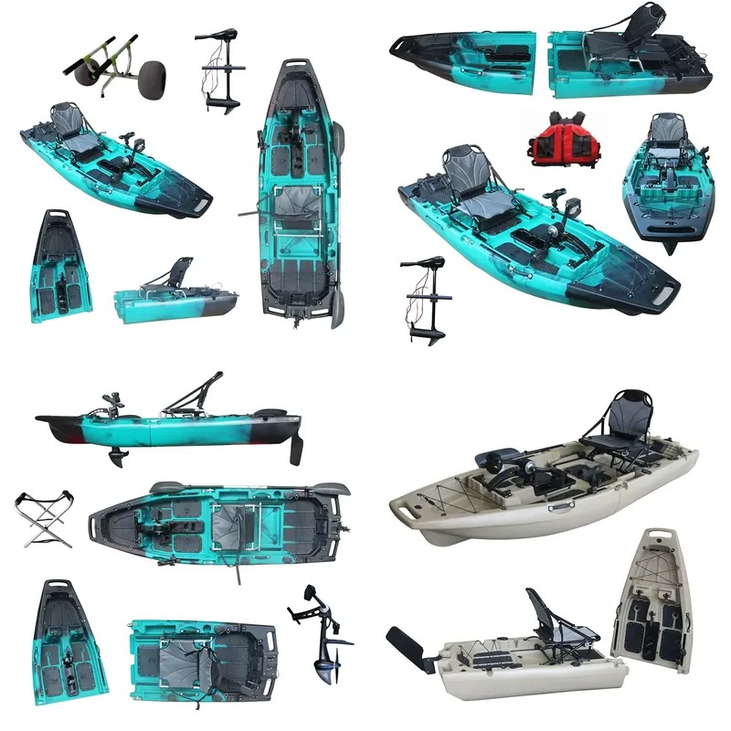 Fishing Kayak Paddle - Popularny jednoosobowy kajak wędkarski typu sit-on-top