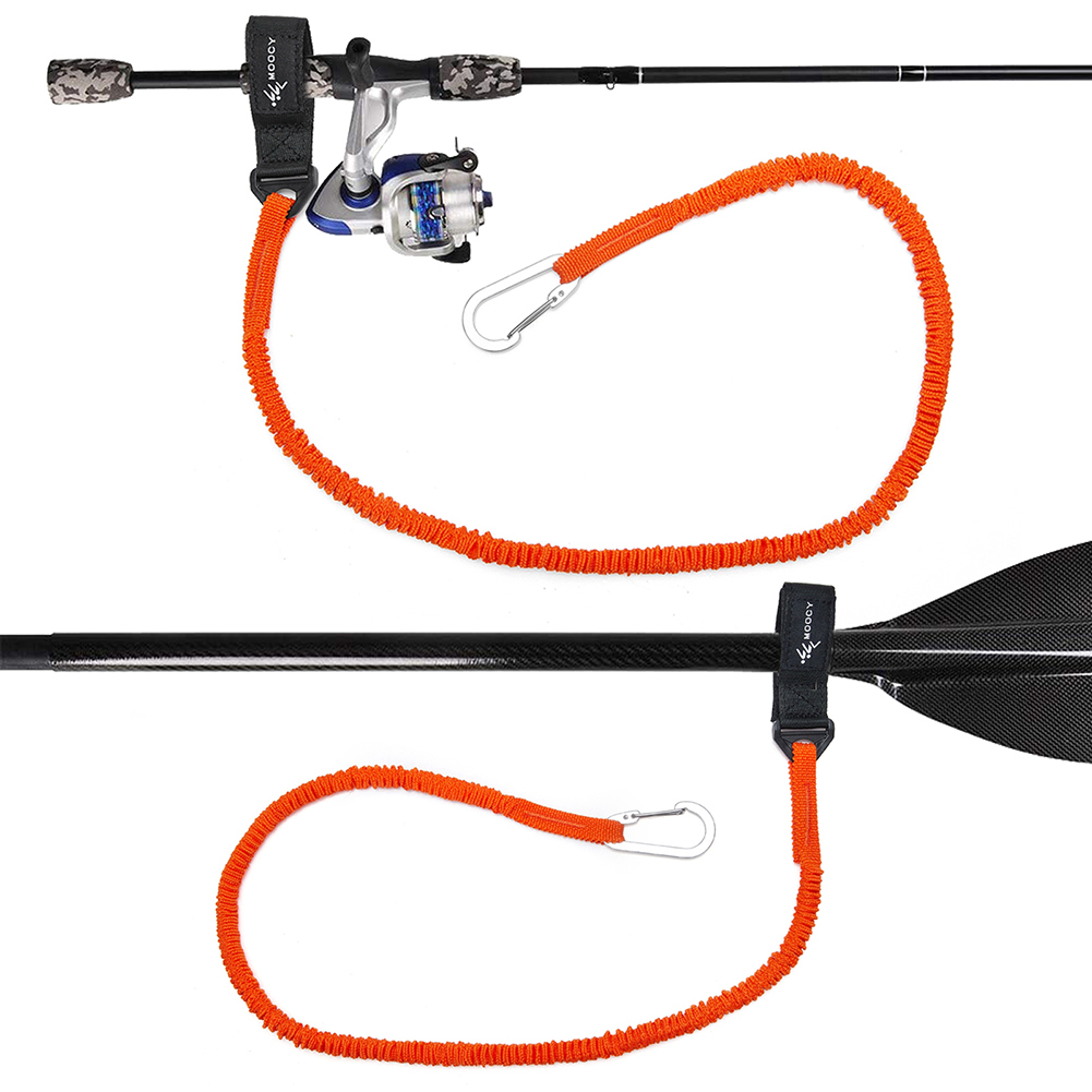 Fishing Kayak Paddle Leash - 4 szt. Elastyczne linki do kajaków