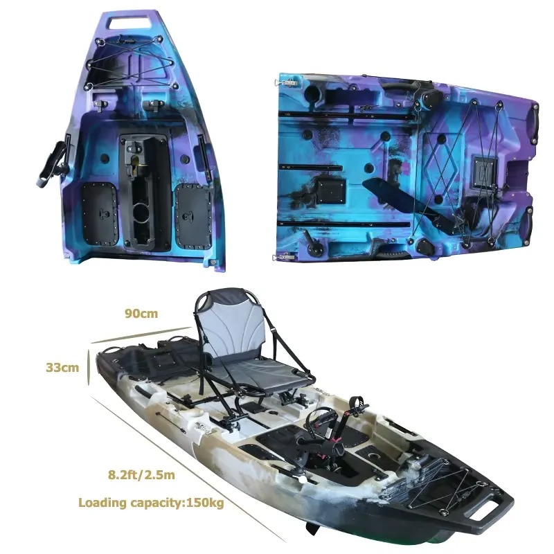Kajak modułowy 8ft z napędem n – Fishing Kayak Seat recenzja i cena