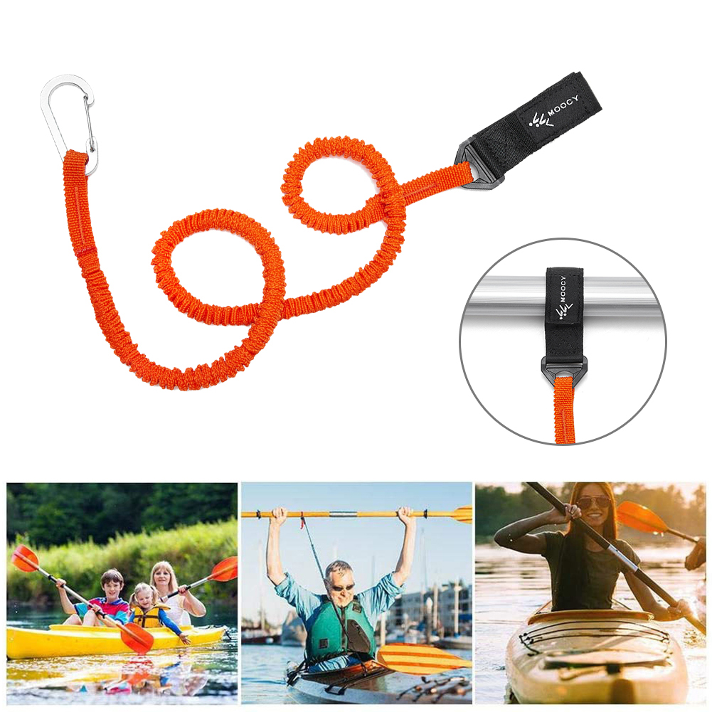 4 szt. Elastyczne linki do kaj – Fishing Kayak Paddle Leash recenzja i cena