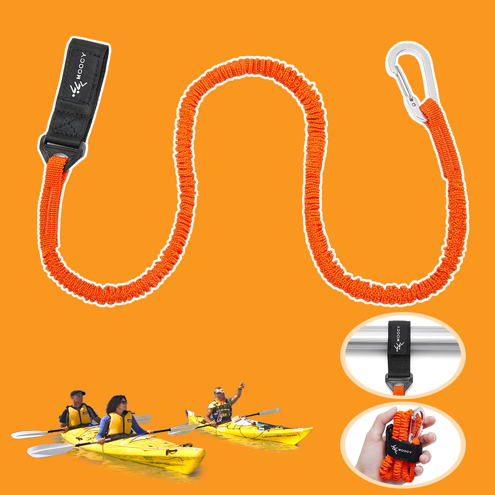 4 szt. Elastyczne linki do kaj – Fishing Kayak Paddle Leash recenzja i cena