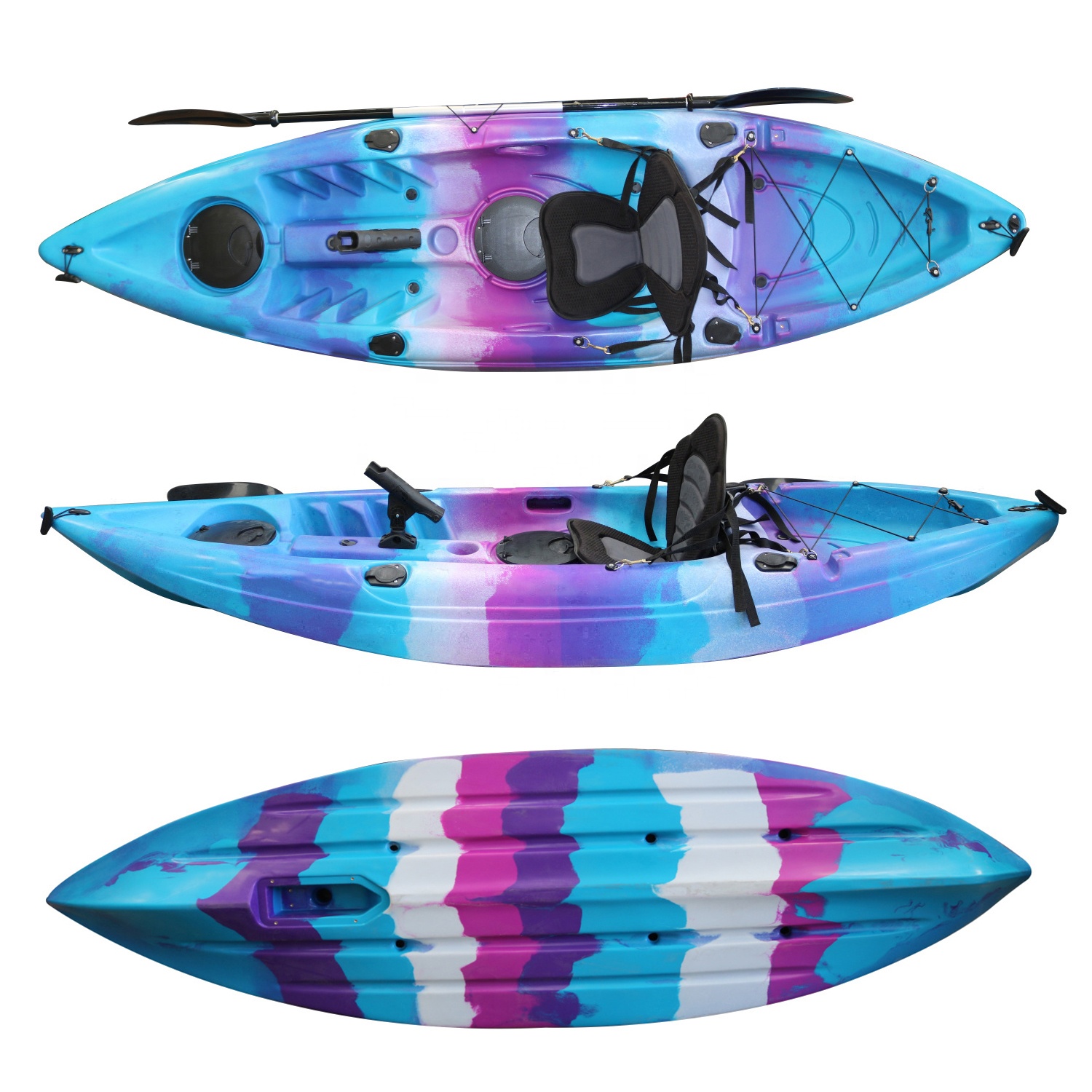 Kajak plastikowy jednoosobowy  – Fishing Kayak Sit On Top recenzja i cena